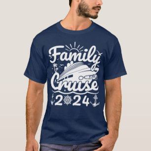 T-shirt Croisière en famille 2024 Cool Funny Voyage en fam