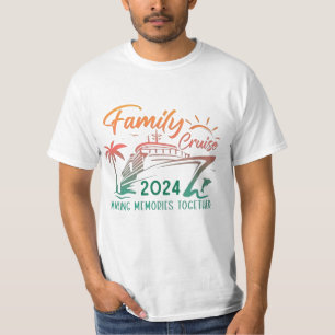 T-shirt Croisière en famille 2024 Rassembler les souvenirs