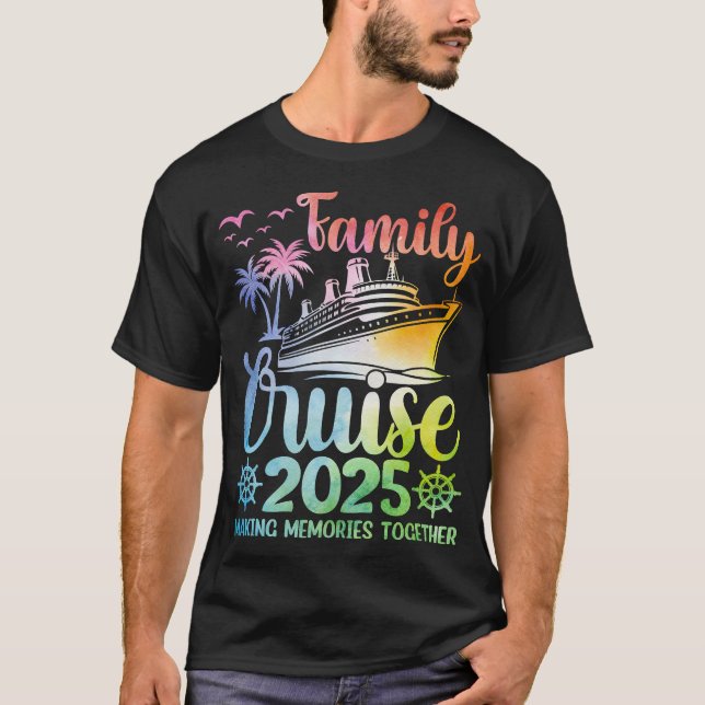 T-shirt Croisière en famille 2025 (Devant)