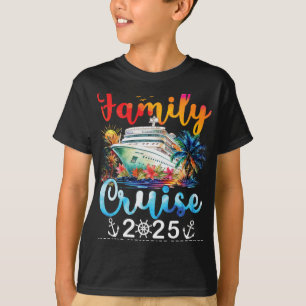 T-shirt Croisière en famille 2025 Voyage Vacation Famille