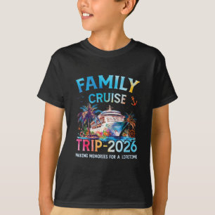 T-shirt Croisière en famille 2026 C'est une Vaca drôle ass