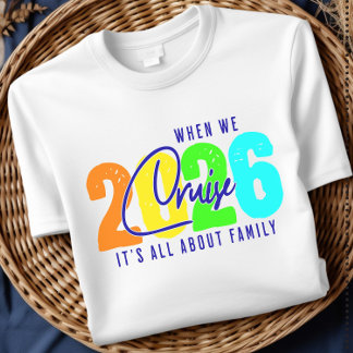 T-shirt Croisière en famille 2026 - Chemise de vacances as