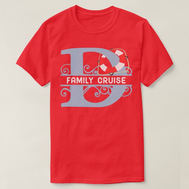T-shirt Croisière en famille D (Design devant)