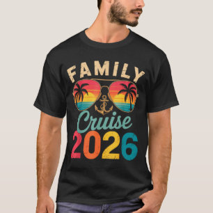 T-shirt Croisière en famille Illustration de vacances d'ét