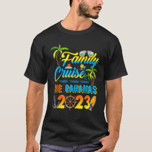 T-shirt Croisière en famille Les Bahamas 2023 Voyage d'été