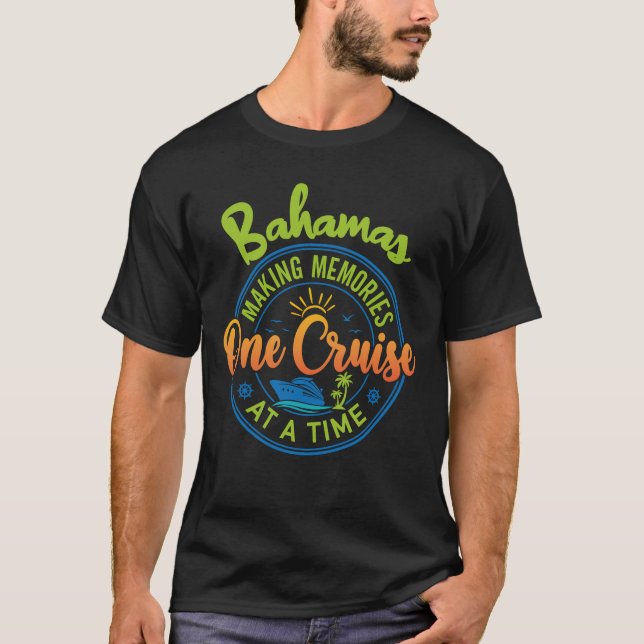 T-shirt Croisière en famille Les Bahamas 2024 Vac correspo (Devant)
