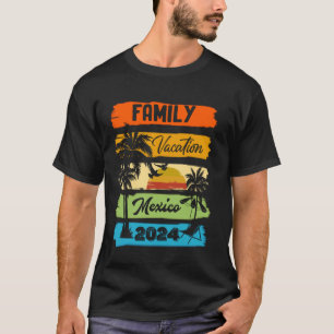 T-shirt Croisière en famille Mexique 2024 Vacances jumelée