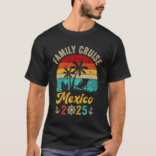 T-shirt Croisière en famille Mexique 2025 Vacances jumelée