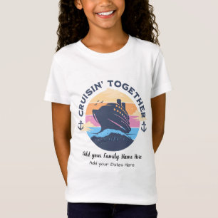 T-Shirt Croisière en famille mignonne ensemble coucher de 