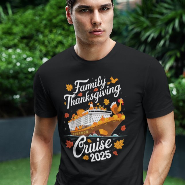 T-shirt Croisière en famille Thanksgiving Trip (Créateur téléchargé)
