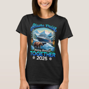 T-shirt Croisière ensemble Alaska 2025 Croisière en Alaska