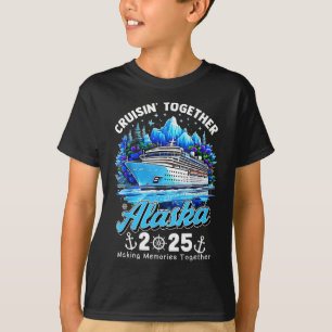 T-shirt Croisière ensemble Alaska 2025 Croisière en Alaska