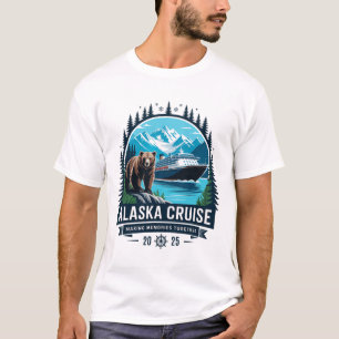 T-shirt Croisière Ensemble Alaska 2025 Famille Amie Alaska