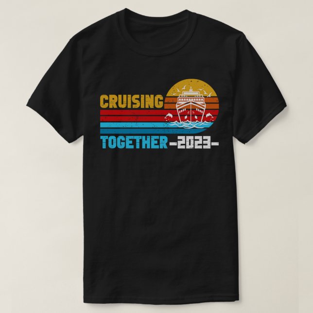 T-shirt croisière ensemble Alaska Cruise 2023 (Design devant)
