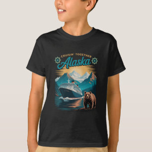 T-shirt Croisière ensemble en Alaska, famille et amis asso