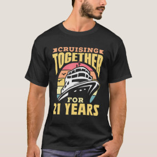 T-shirt Croisière Ensemble Pour 21 Ans Croisière Mariage A