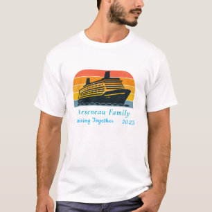 T-shirt Croisière Ensemble Vacances Familiales Personnalis