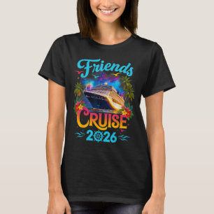T-shirt Croisière entre amis 2026 Équipage de croisière 20