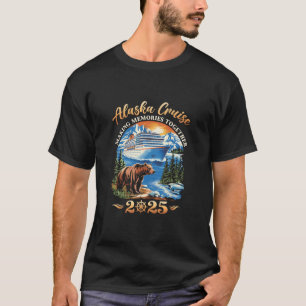 T-shirt Croisière familiale en Alaska Création de souvenir