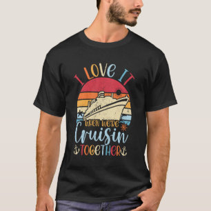 T-shirt Croisière familiale en croisière J'adore quand on