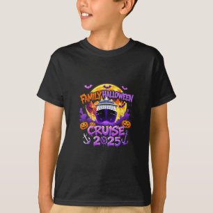 T-shirt Croisière familiale Halloween 2025 Équipage assort