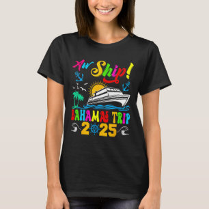 T-shirt Croisière familiale rétro Aw Ship Hamas Trip 2025