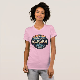 T-shirt Croisière famille Alaska 2025 Rose