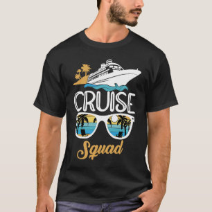 T-shirt Croisière Famille Correspondant Croisière Voyage V