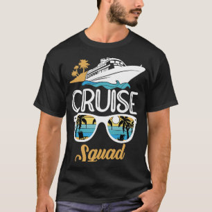 T-shirt Croisière Famille Correspondant Croisière Voyage V