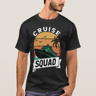 T-shirt Croisière Famille Correspondant Croisière Voyage V