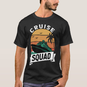 T-shirt Croisière Famille Correspondant Croisière Voyage V