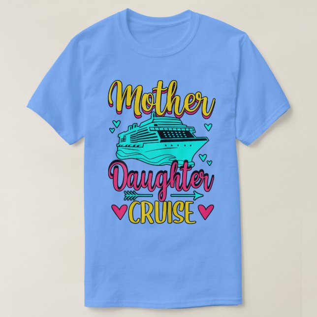 T-shirt Croisière fille mère croisière (Design devant)