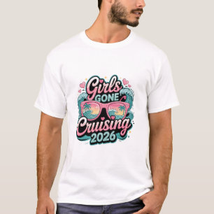 T-shirt Croisière Filles en Croisière 2026 Vacances de cél