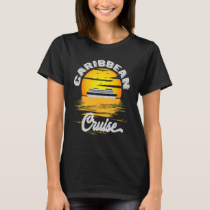 T-shirt Croisière fun dans les Caraïbes naviguant au Mexiq