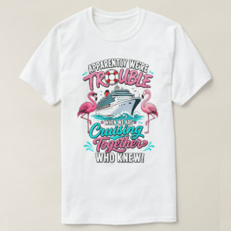T-shirt Croisière Fun Flamant Graphique