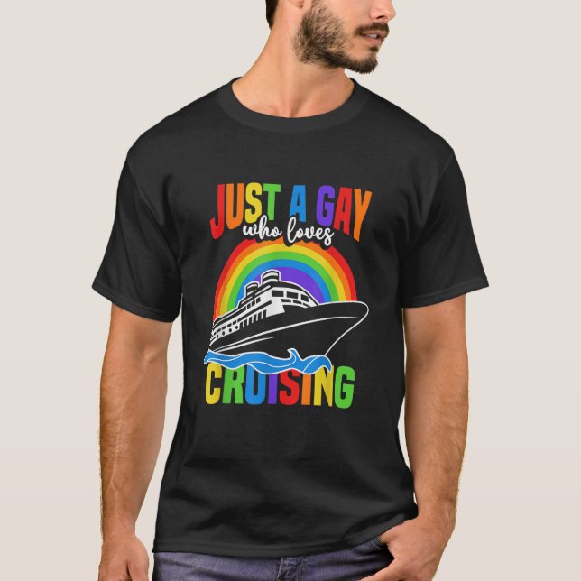 T-shirt Croisière Gay Croisière Vacances Été (Devant)
