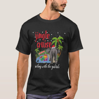 T-shirt Croisière Jingle Voile Avec Yuletide Funny Elep