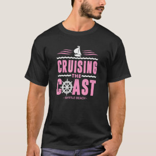 T-shirt Croisière La Côte Myrtle Beach Voilier Capitaine