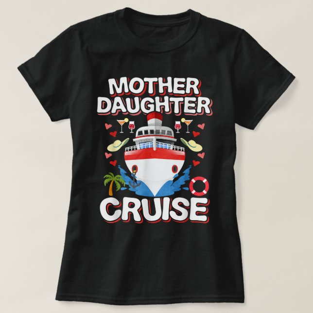 T-shirt Croisière mère fille (Design devant)