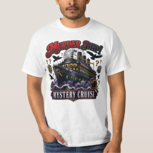 T-shirt Croisière Mystère du Navire de Meurtre Design Vint
