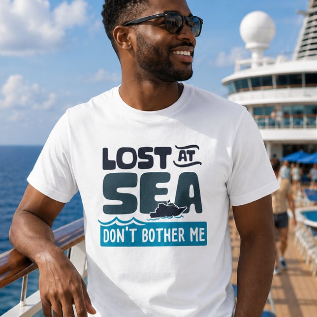 T-shirt Croisière Ne Me Dérangez Pas Perdu En Mer (Créateur téléchargé)
