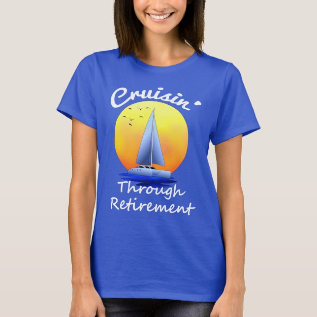 T-shirt Croisière par la retraite (Devant)