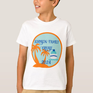 T-shirt Croisière personnalisée en famille