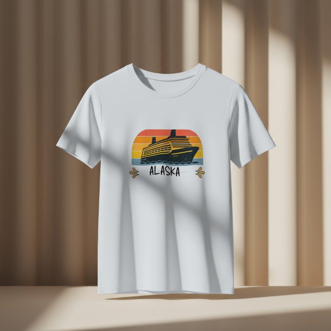 T-shirt Croisière pour couples en blanc (Créateur téléchargé)