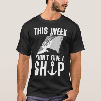 T-shirt Croisière Pour Hommes Femmes Bateau De Croisière
