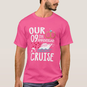 T-shirt Croisière pour le 9e anniversaire 9 année de maria