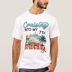 T-shirt Croisière pour mon 7ème anniversaire de croisière