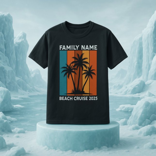 T-shirt Croisière Retrouvailles Familiale Plage Personnali (Créateur téléchargé)