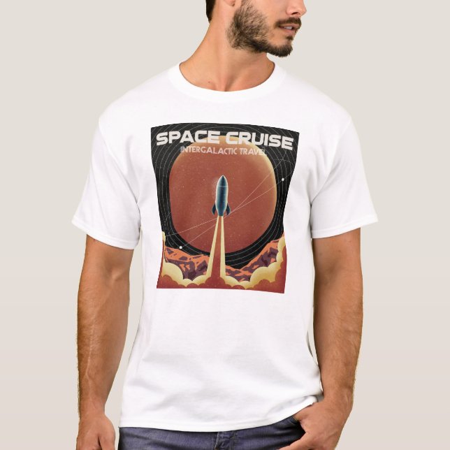 T-shirt Croisière spatiale (Devant)