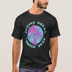 T-shirt Croisière Spring Break 2023 Vaporwave Vintage Grap